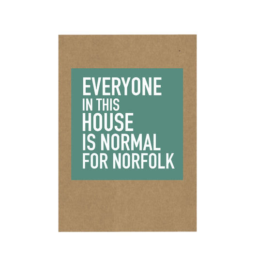 Normal for Norfolk coaster