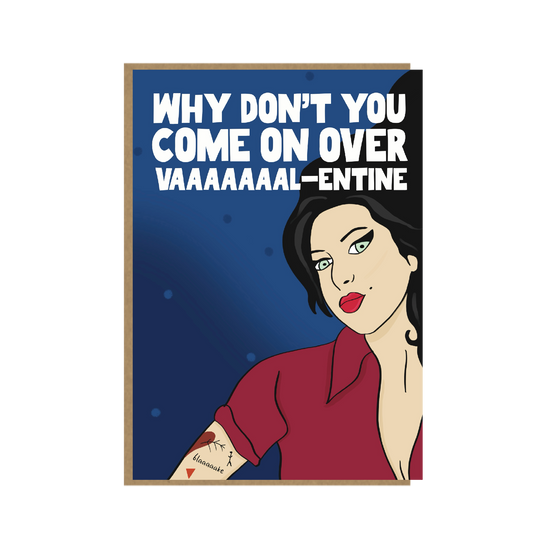 Amy Winehouse Valentines Day Card