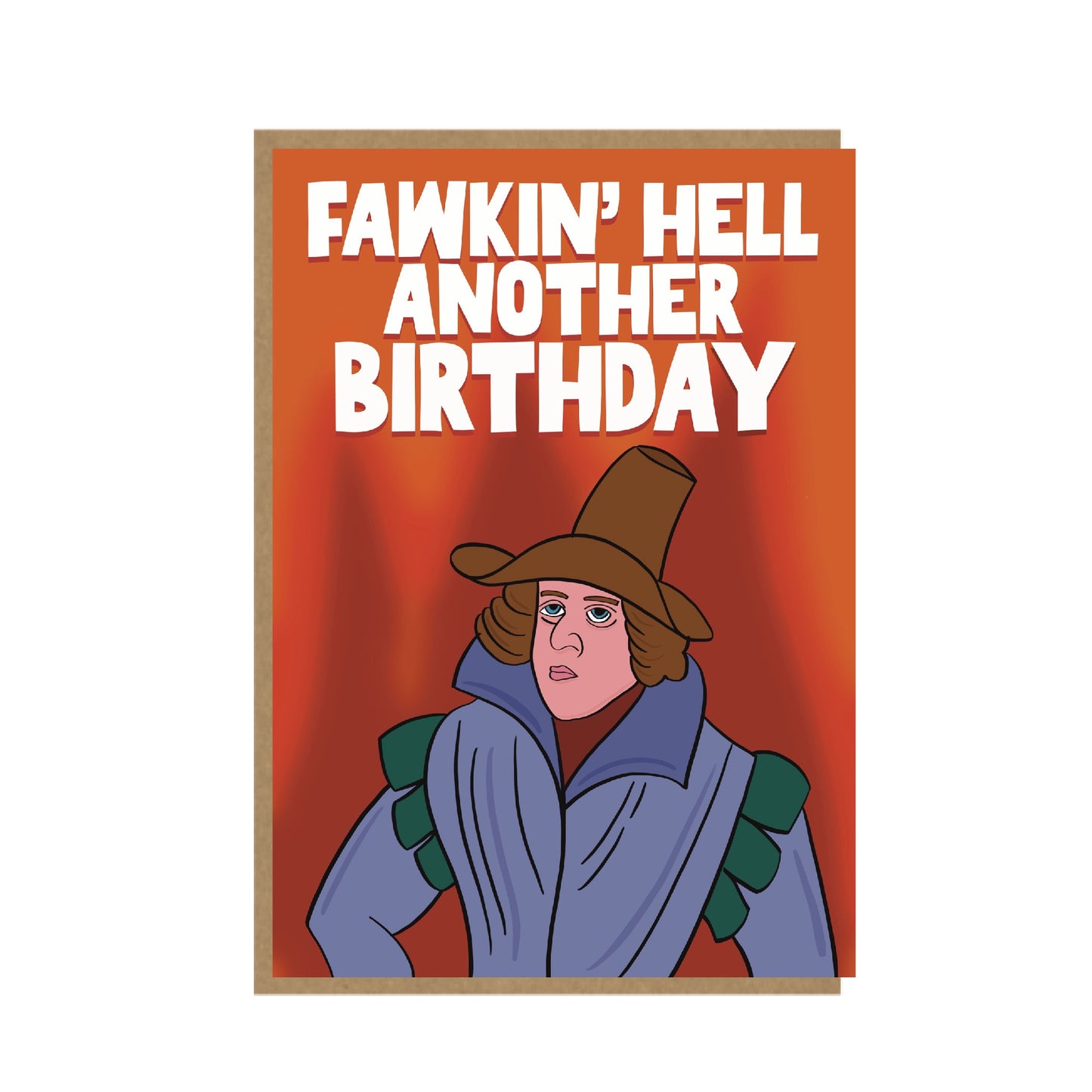 Fawking Hell - funny November birthday card