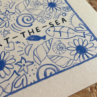 You and Me, Next the Sea - Beach Print - Norfolk Print