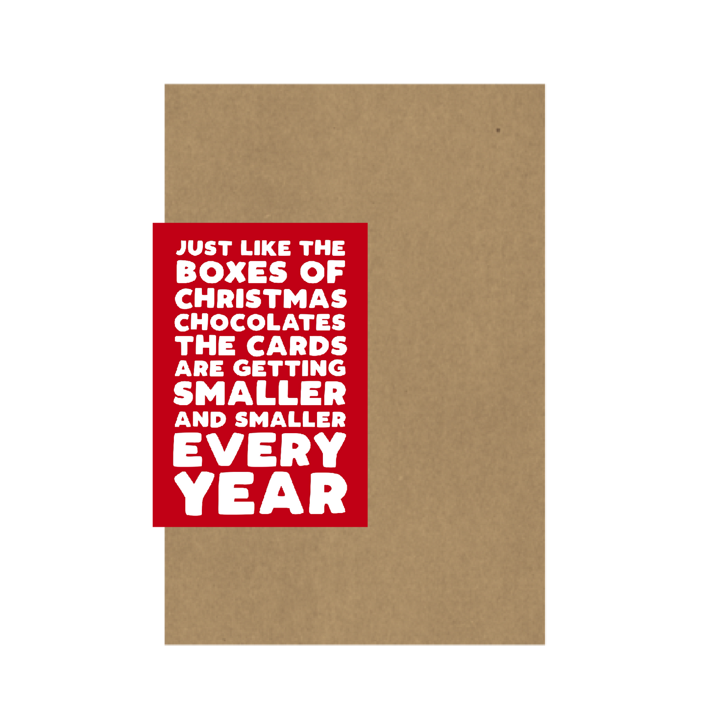 Christmas Shrinkflation - funny card