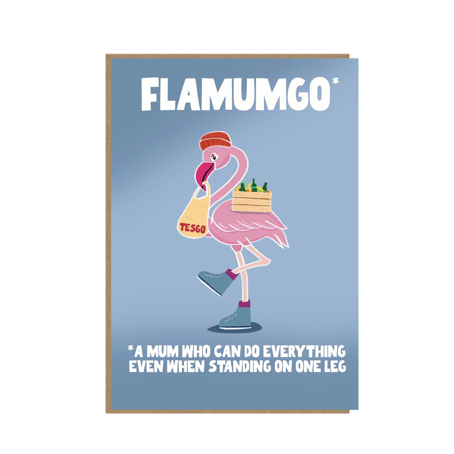 Flamumgo - funny birthday card for Mum