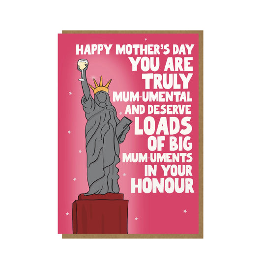 Mumument - funny Mother's Day card