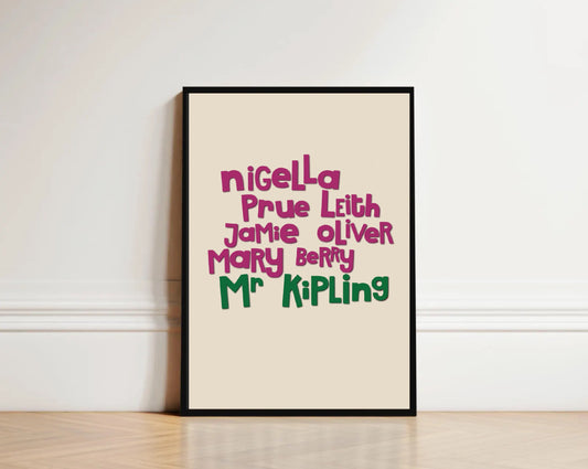 Mr Kipling - Cooking Print - Kitchen Print - Funny Print