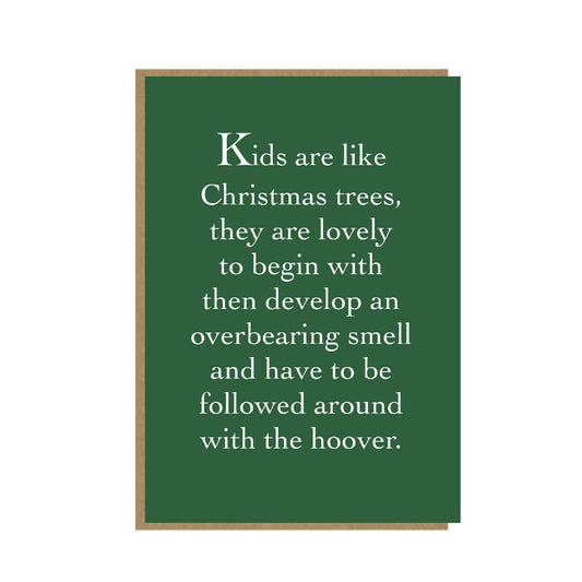 Kids - funny Christmas card for people with kids