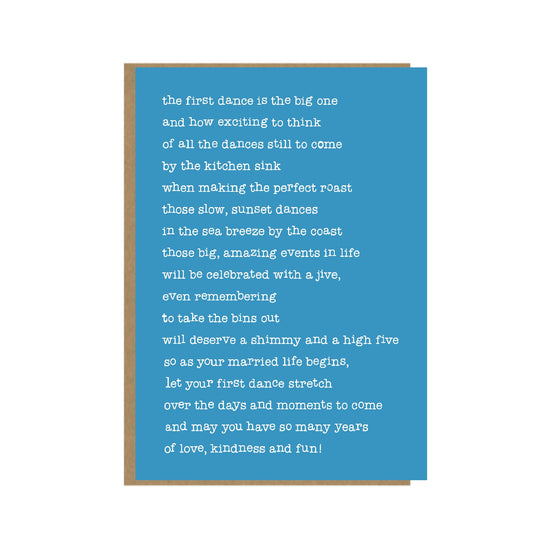 First Dance Wedding Card - 2026 Summer Wedding