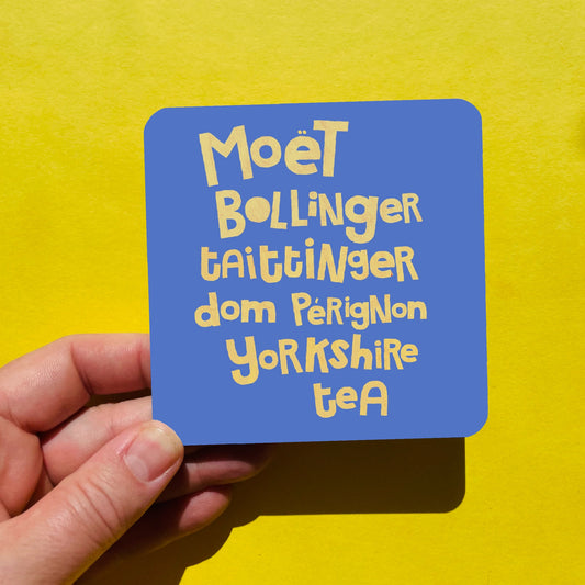 Funny Drinks Coaster - Yorkshire Tea Coaster