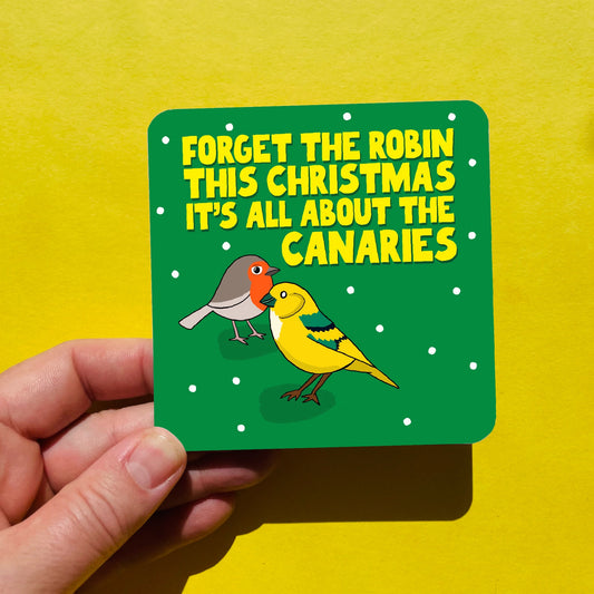 Norwich City Coaster - Funny Christmas Coaster