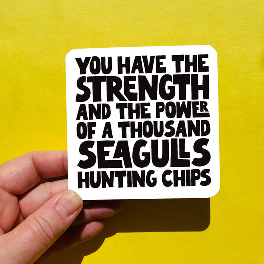 Funny Seagull Coaster - Funny Stocking Filler