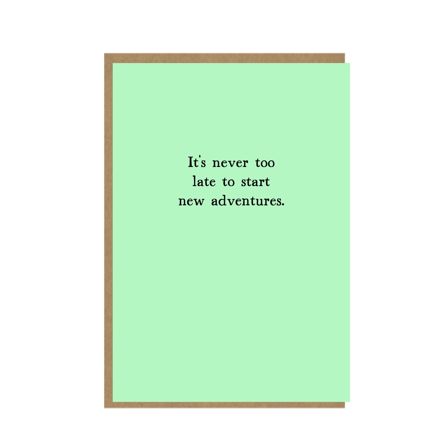 New Adventures - thinking of you card