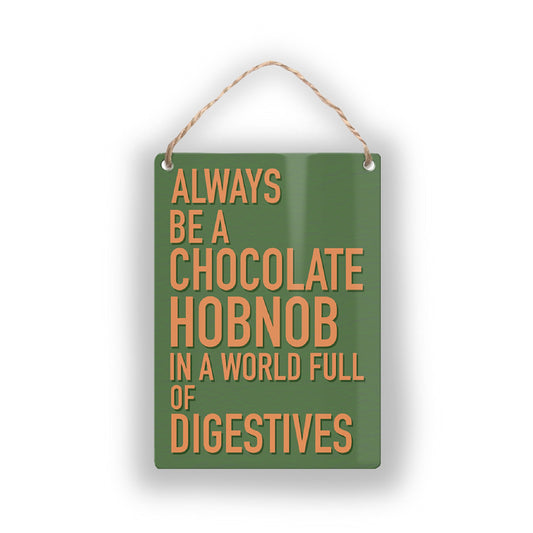 Hobnob - Mini Metal Kitchen Sign