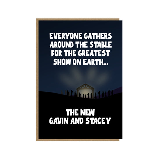 Gavin and Stacey Christmas Card - Greatest Show