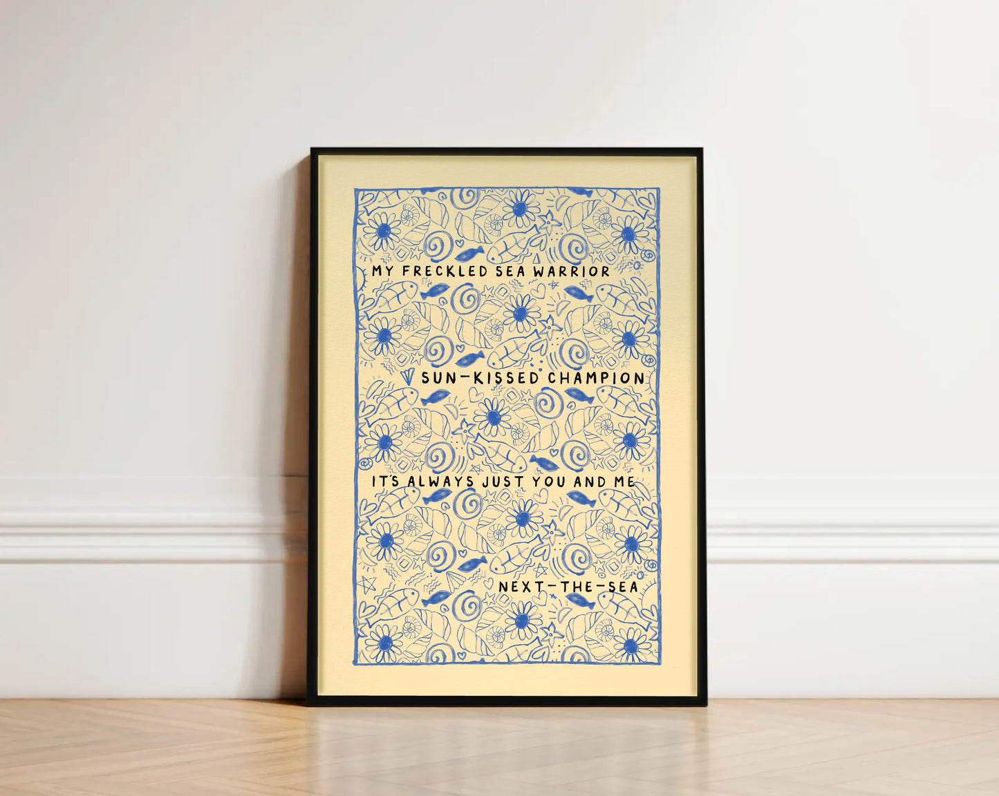 You and Me, Next the Sea - Beach Print - Norfolk Print