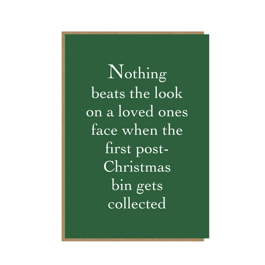 Funny Christmas Card - Friendship Card - The Christmas Bins