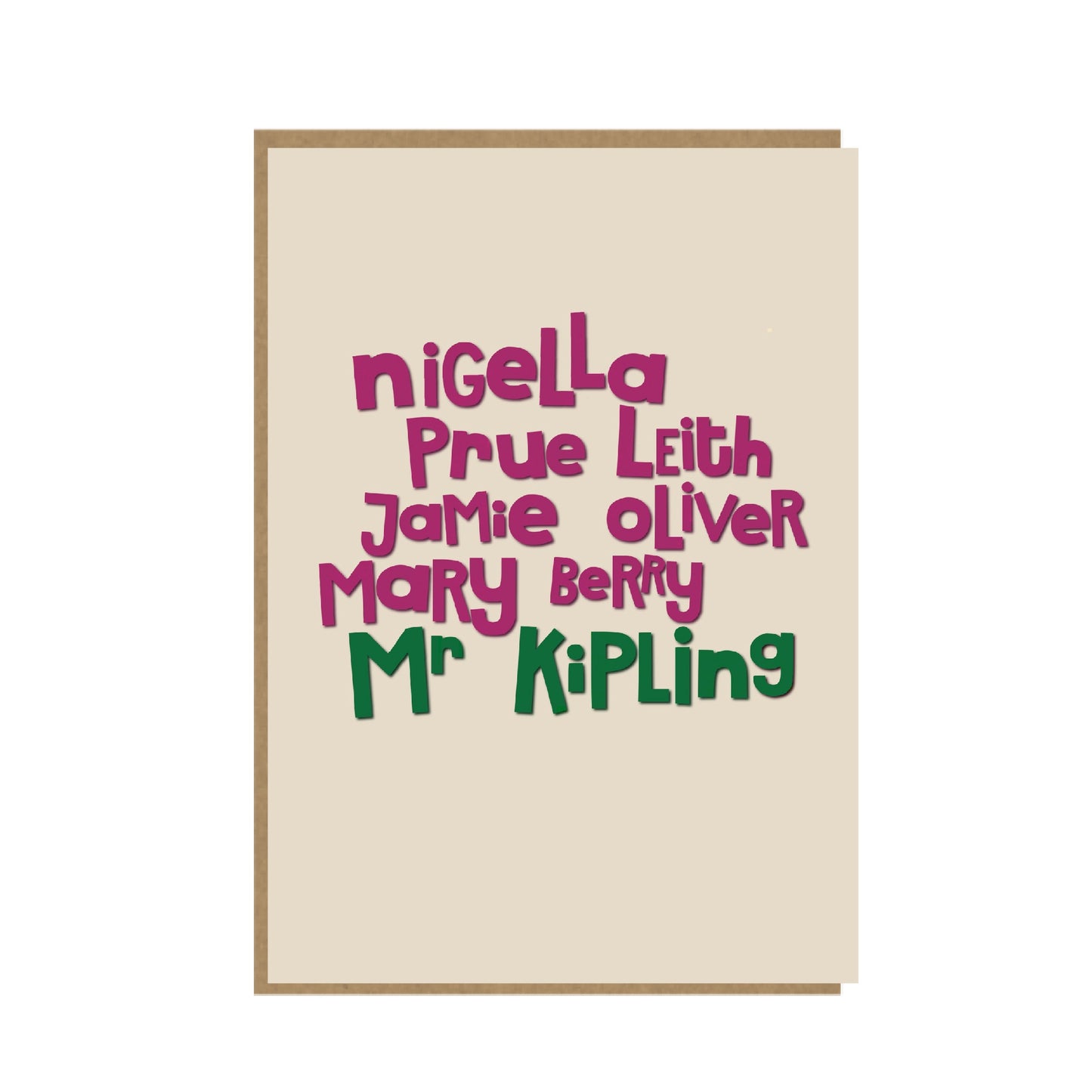 Mr Kipling Card - Funny Food Card
