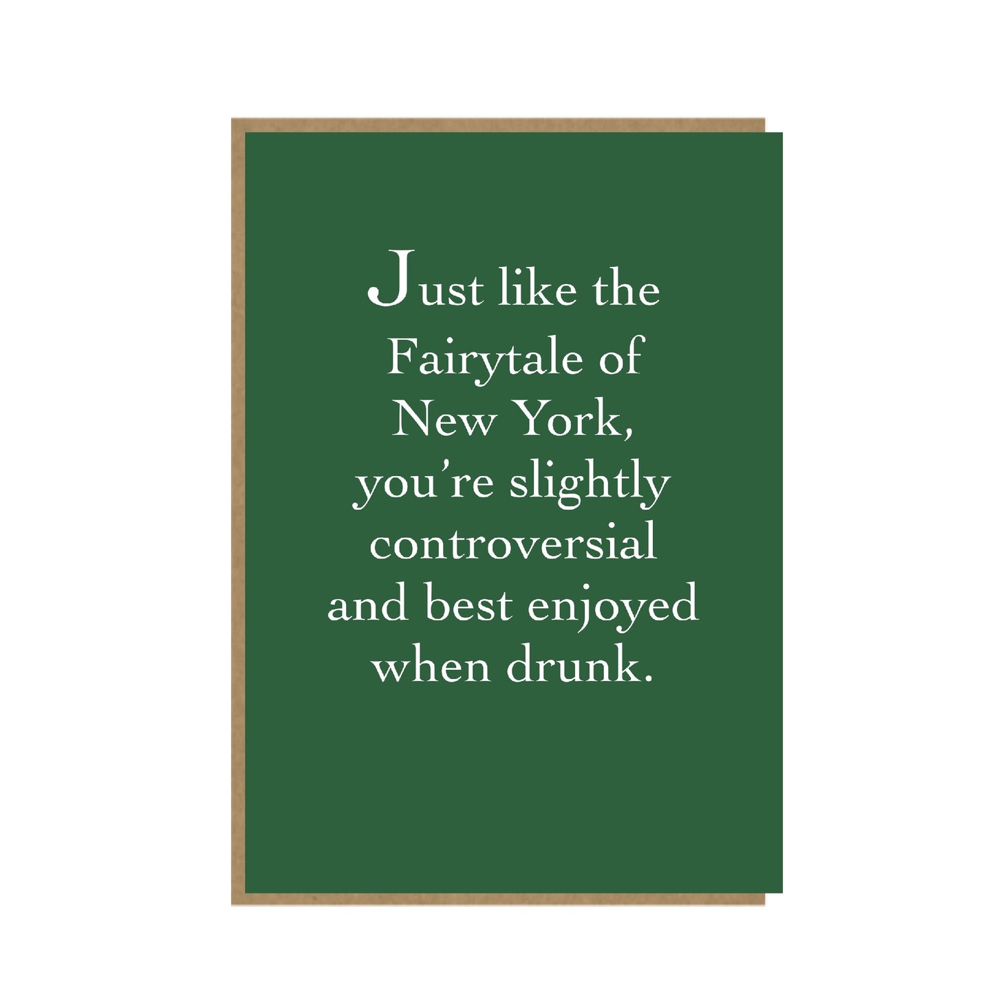 Fairytale of New York - funny Christmas card
