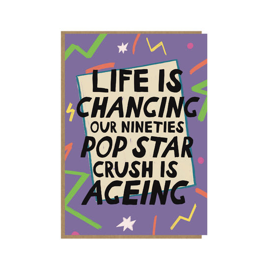 Pop Star Crush - 90's Nostalgia - Bold and Bright