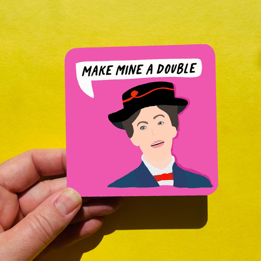 Funny Mary Poppins Coaster - Funny Stocking Filler