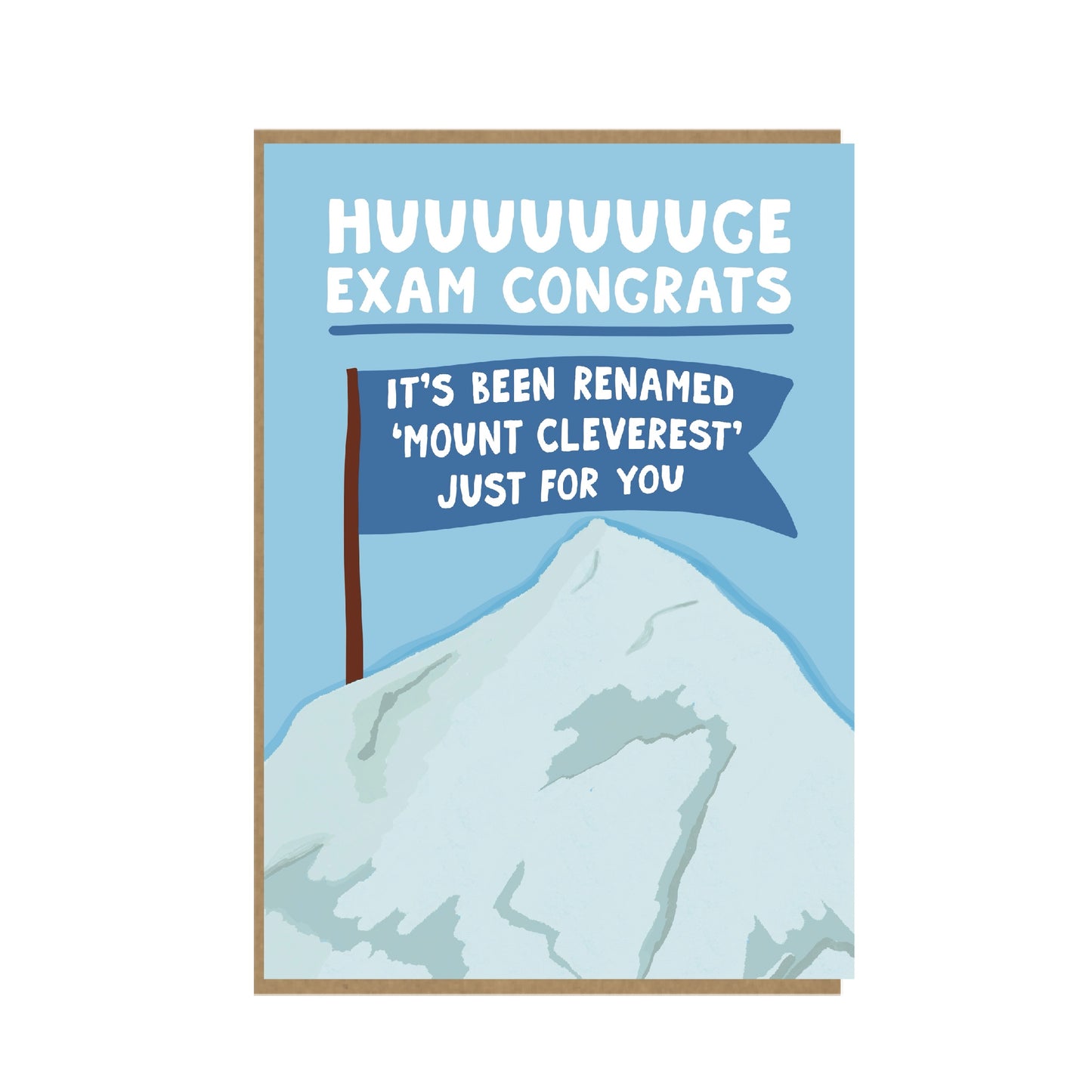 Mount Everest Card - Exam Congratulations Card