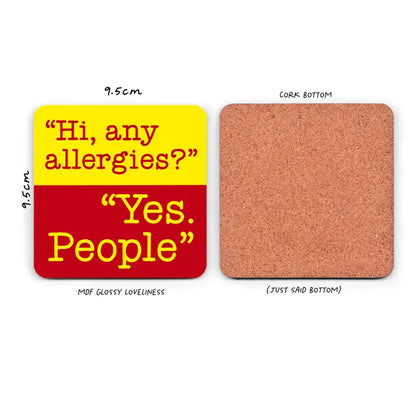 Funny Drinks Coaster - Introverted Coaster -