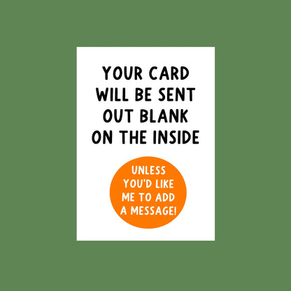 Joint bank account - funny Valentine's card