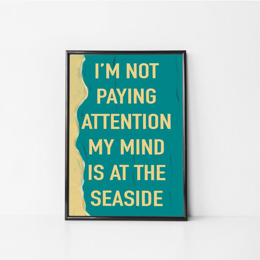 Seaside wall art gift